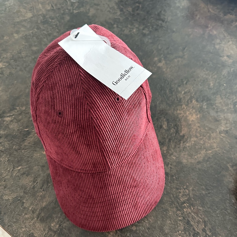 Goodfellow & Co. Maroon Corduroy Baseball Cap